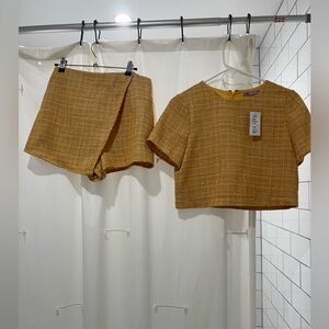 Fabrik skirt and shirt set